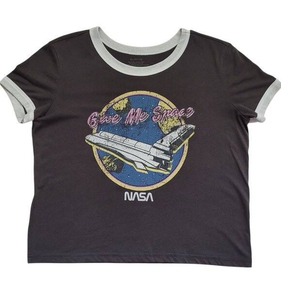 Kohl's Tops - Juniors' NASA Give Me Space Ringer Graphic Tee Size XL